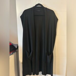 Denver Hayes Classic Black Open Front Vest